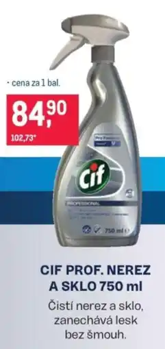 Makro Cif prof. nerez a sklo nabídka