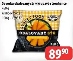 Partner Maloobchodní síť Severka obalovaný sýr v křupavé strouhance nabídka