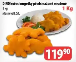 Partner Maloobchodní síť Dino kuřecí nugetky předsmažené mražené nabídka