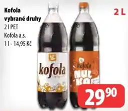 Partner Maloobchodní síť Kofola vybrané druhy nabídka