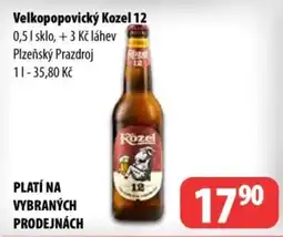 Partner Maloobchodní síť Velkopopovický Kozel 12 nabídka