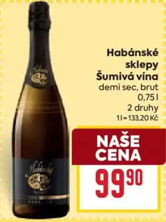 Billa Habánské sklepy Šumivá vína nabídka