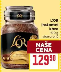 Billa L'OR instantní káva nabídka