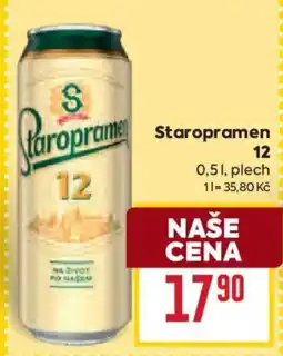Billa Staropramen 12 nabídka