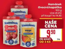 Billa Hamánek ovocná kapsička nabídka