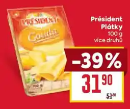 Billa Président Plátky nabídka