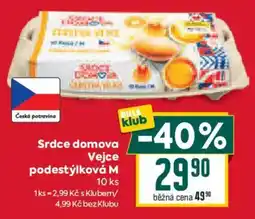Billa Srdce domova Vejce podestýlková M nabídka