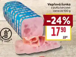 Billa Vepřová šunka z pultu lahůdek nabídka