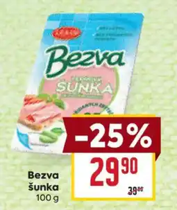 Billa Bezva šunka nabídka