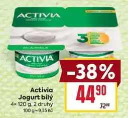 Billa Activia jogurt bílý nabídka