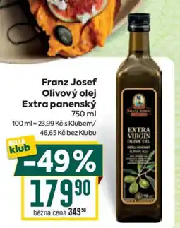 Billa Franz Josef olivový olej extra panenský nabídka