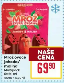 Billa Mroz ovoce jahoda/malina nabídka