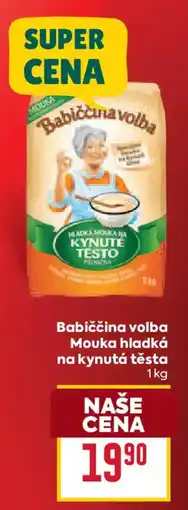 Billa Babičina volba Mouka hladká na kynutá těsta nabídka