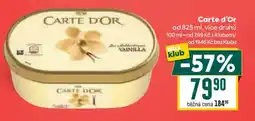 Billa Carte d'Or vanilková nabídka