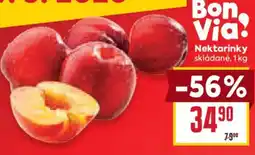 Billa Bon Via! Nektarinky nabídka