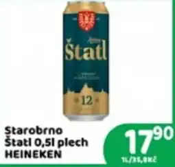 Brněnka Heineken Starobrno Štatl nabídka