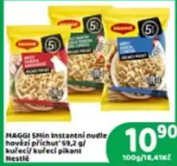 Brněnka Maggi 5Min instantní nudle hovězí příchut' kuřecí pikant nabídka