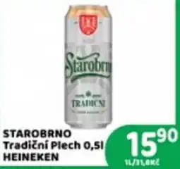 Brněnka Starobrno Tradiční Plech nabídka