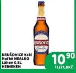 Brněnka Krušovice král hořké nealko nabídka