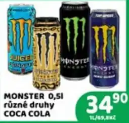 Brněnka Monster různé druhy nabídka
