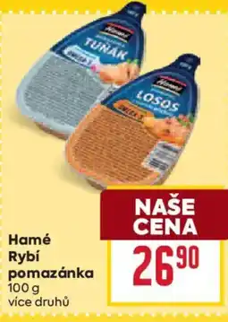 Billa Hamé rybí pomazánka nabídka