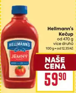 Billa Hellmann's Kečup nabídka