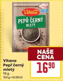 Billa Vitana pepř černý mletý nabídka