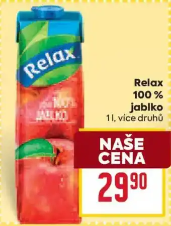 Billa Relax 100 % jablko nabídka