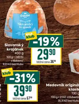 Billa Slovanský krajánek nabídka