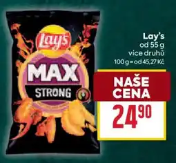 Billa Lay's Max Strong nabídka