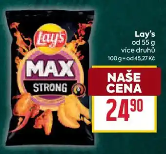 Billa Lay's Max Strong nabídka