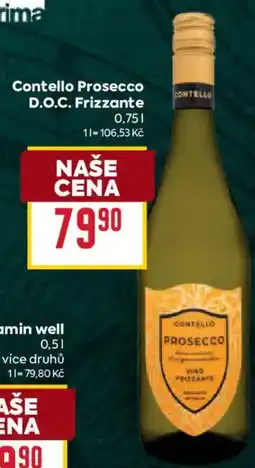 Billa Contello Prosecco nabídka