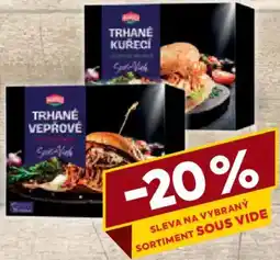 Billa Sous Vide trhané kuřecí nabídka