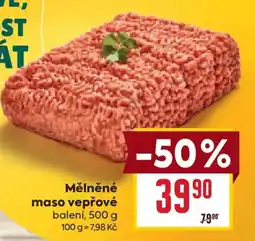 Billa Mělněné maso vepřové nabídka