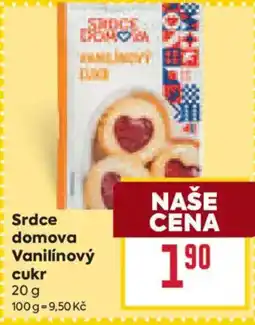 Billa Srdce domova Vanilinový cukr nabídka