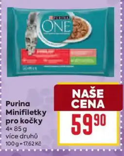 Billa Purina Minifiletíky pro kočky nabídka