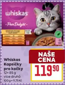 Billa Whiskas Kapsičky pro kočky nabídka