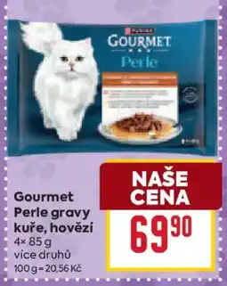 Billa Gourmet Perle gravy kuře, hovězí nabídka