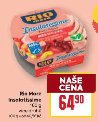 Billa Rio Mare Insalatissime nabídka
