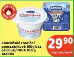 Brněnka Chocenske tradiční pomazánkové nabídka