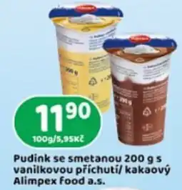 Brněnka Alimpex food a.s. pudink se smetanou vanilkovou příchutí/kakaový nabídka