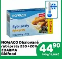 Brněnka Nowaco rybí prsty nabídka