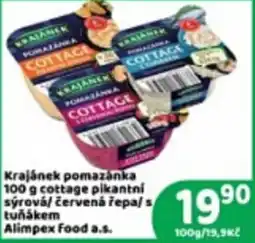 Brněnka Krajánek pomazánka sýrová červená řepa s tuňákem nabídka