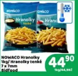 Brněnka Nowaco hranolky tenké nabídka