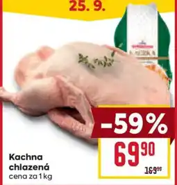 Billa Kachna chlazená nabídka
