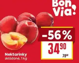 Billa Bon Via! Nektarinky skládané nabídka