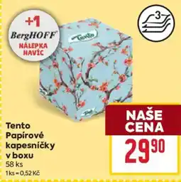 Billa Tento papírové kapesníčky nabídka