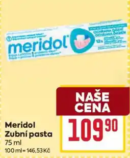 Billa Meridol Zubní pasta nabídka