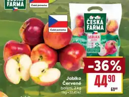 Billa Česká farma jablko červené nabídka