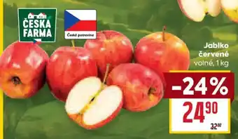 Billa Česká farma jablko červené nabídka